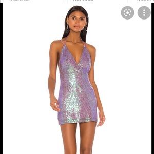 SUPERDOWN SEQUIN DRESS